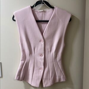 Zara Light Pink Sleeveless Top